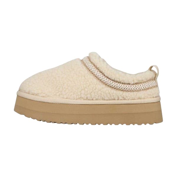 Jack Wills Dam Mocka Plattformstofflor 8 UK Cream Cream 8 UK