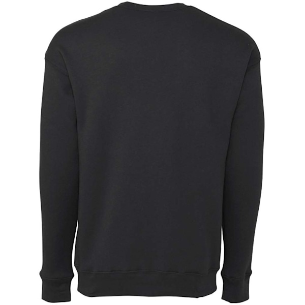 Bella + Canvas Unisex Drop Shoulder Sweatshirt M DTG Mörkgrå DTG Dark Grey M