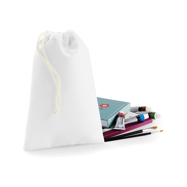 Bagbase Sublimation Stuff Bag (4 storlekar) (Förpackning med 2) M Vit White M