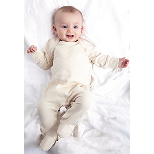 Babybugz Baby Unisex Ekologisk bomull Kuvert Neck Sleepsuit 0-3 Natural 0-3 Months