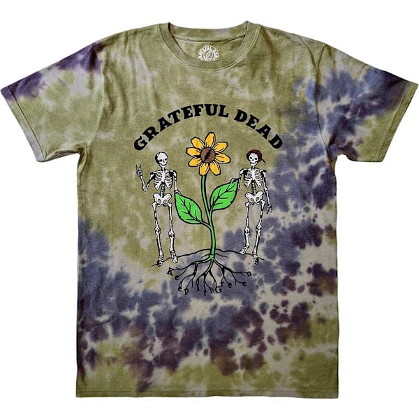 Grateful Dead Unisex Vuxen Keep It Green T-Shirt L Grå Grey L