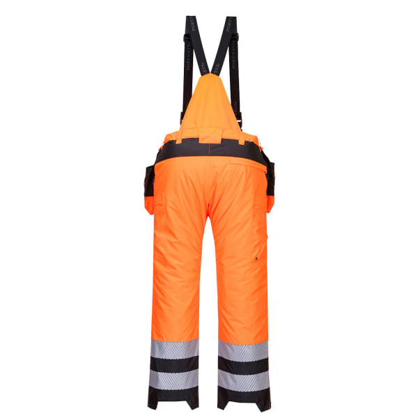 Portwest Herr PW3 Hi-Vis Arbetsbyxa M Orange/Svart Orange/Black M