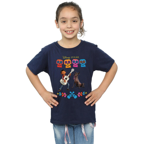 Coco Girls Miguel Logotyp bomull T-shirt 12-13 år Marinblå Navy Blue 12-13 Years