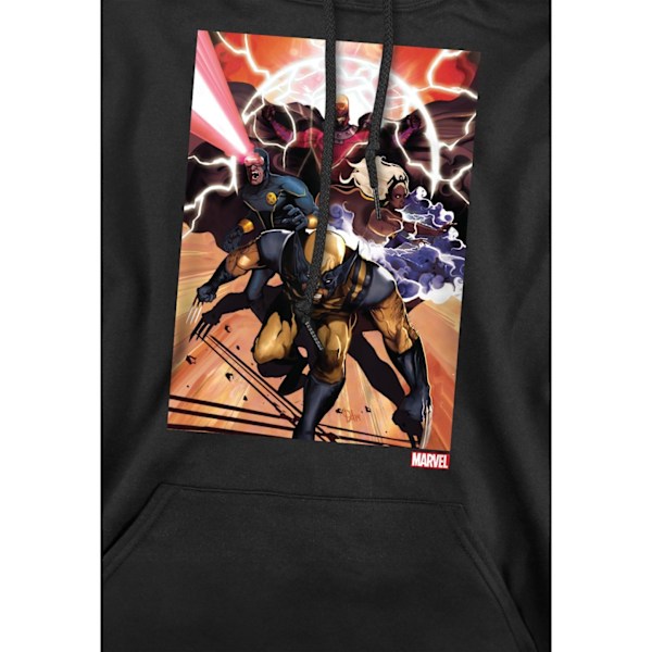 Marvel Herr X-Men Team Attack Hoodie M Svart Black M