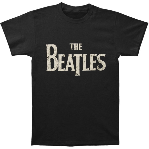 The Beatles Unisex Adult Drop T Logo T-shirt S Svart Black S