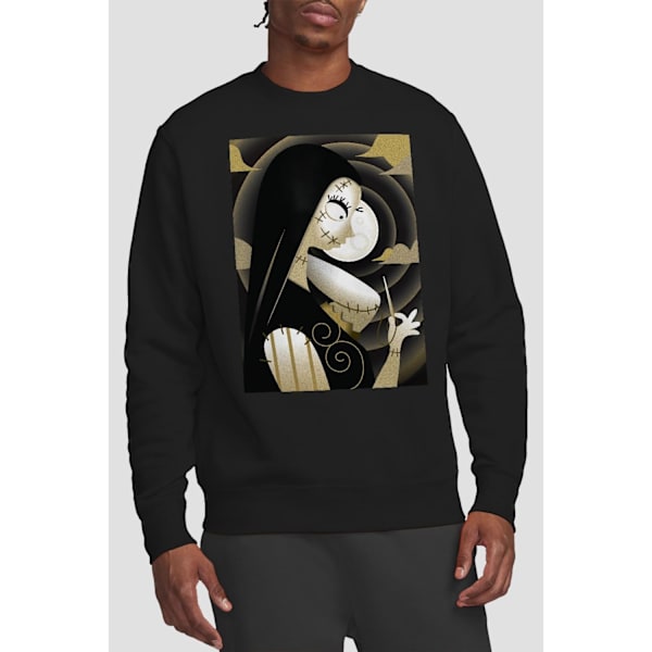The Nightmare Before Christmas Unisex Vuxen Sally Skuggade Mjukisbyxor Black L