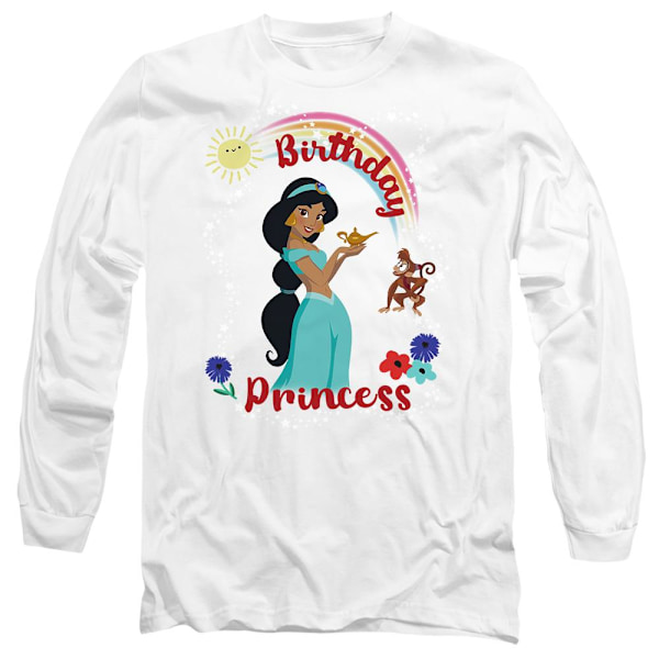Aladdin Unisex Vuxen Födelsedag Prinsessa Jasmine Abu T-Shirt M Wh White M