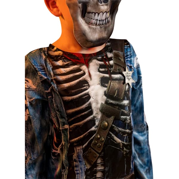 Blues Group Pojkar Zombie Cowboy Polyester Halloween-dräkt 3-4 år Blue 3-4 Years