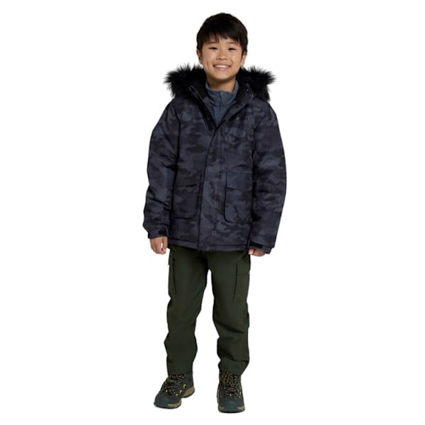 Mountain Warehouse Barnkläder/Barn Ranger Camouflage Vattenavvisande Jacka 2-3 År Svart Black 2-3 Years