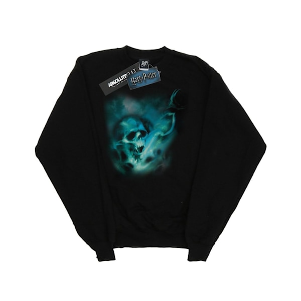 Harry Potter Flickor Voldemort Mörka Märke Mist Sweatshirt 7-8 År Black 7-8 Years