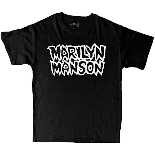 Marilyn Manson Barn/Barn Classic Logo Bomull T-Shirt 9-10 Black 9-10 Years