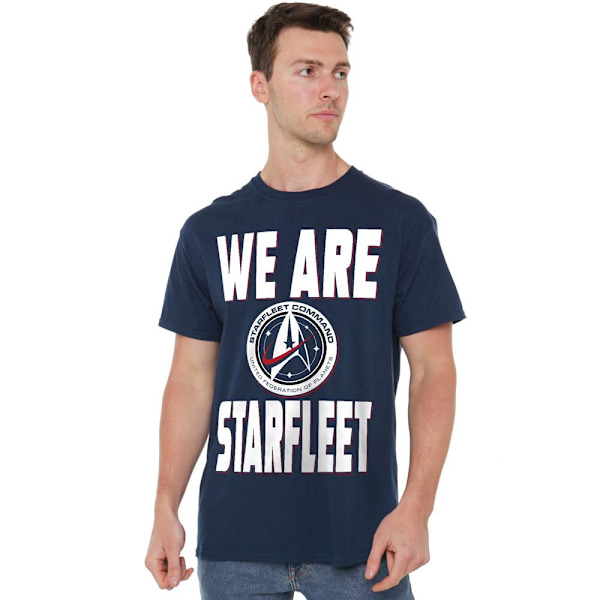 Star Trek: Discovery Herr We Are Starfleet T-Shirt 3XL Marinblå Navy 3XL