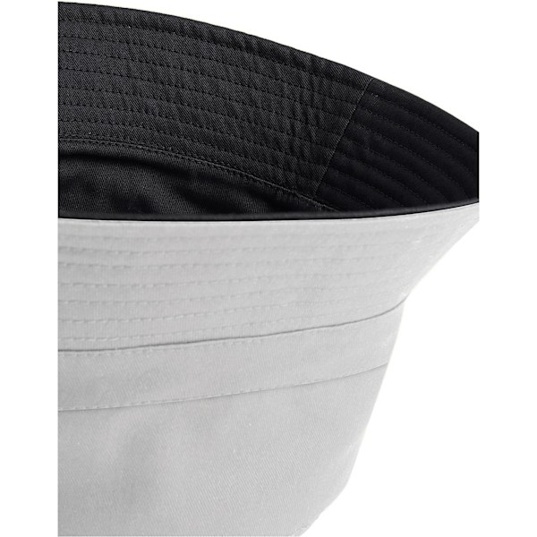 Beechfield Unisex Vändbar Hinkhatt L-XL Svart/Ljusgrå Black/Light Grey L-XL