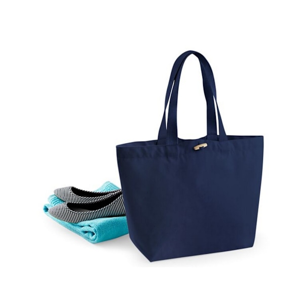Westford Mill Marina Ekologisk Bomull Tote En Storlek Fransk Marinblå French Navy One Size