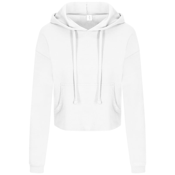 AWDis Just Hoods Dam/Dam Girlie Cropped Hoodie S Arctic W Arctic White S