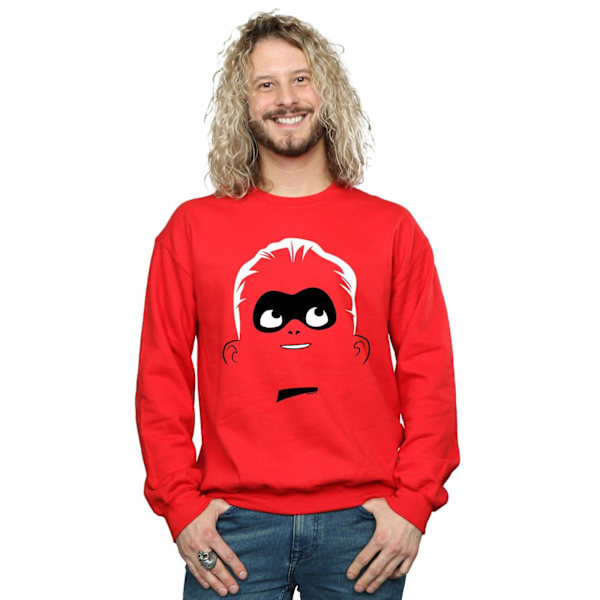 Disney Herr Incredibles 2 Dash Face Sweatshirt S Röd Red S