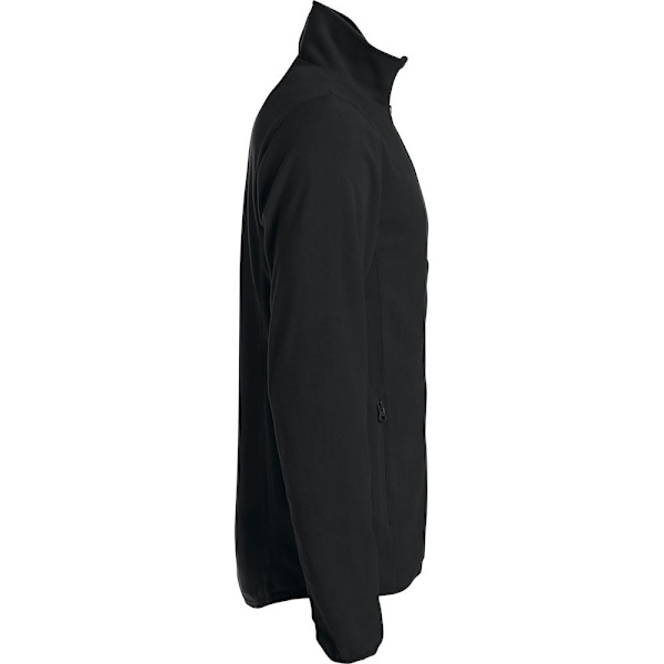 Clique Herr Basic Microfleece Fleecejacka L Svart Black L