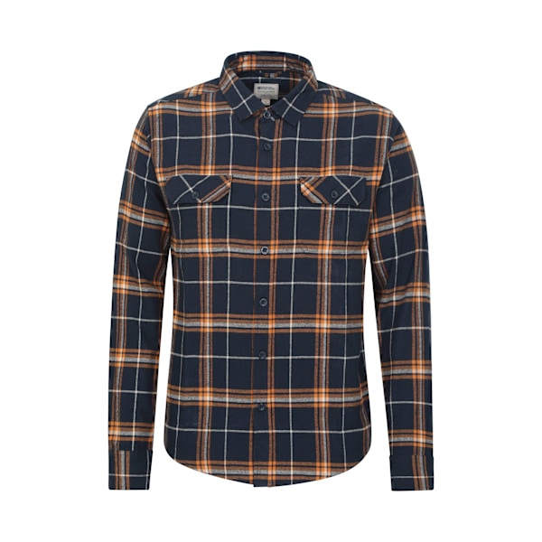 Mountain Warehouse Trace Flanell Långärmad Skjorta Herr - 4XL Br Bright Blue 4XL