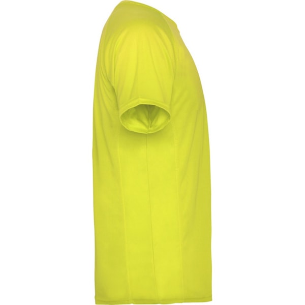 Roly herr Montecarlo kortärmad sport T-shirt XL fluorescerande Fluorescent Yellow XL