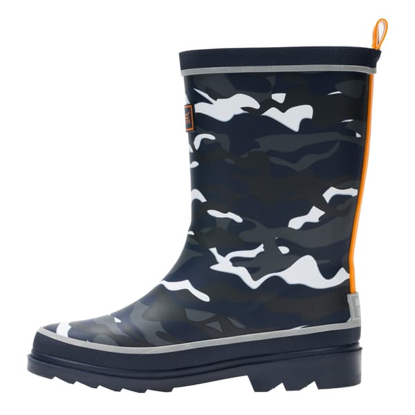 Regatta Barn/Kids Foxfire Camo Reflekterande Gummistövlar Black 2.5 UK
