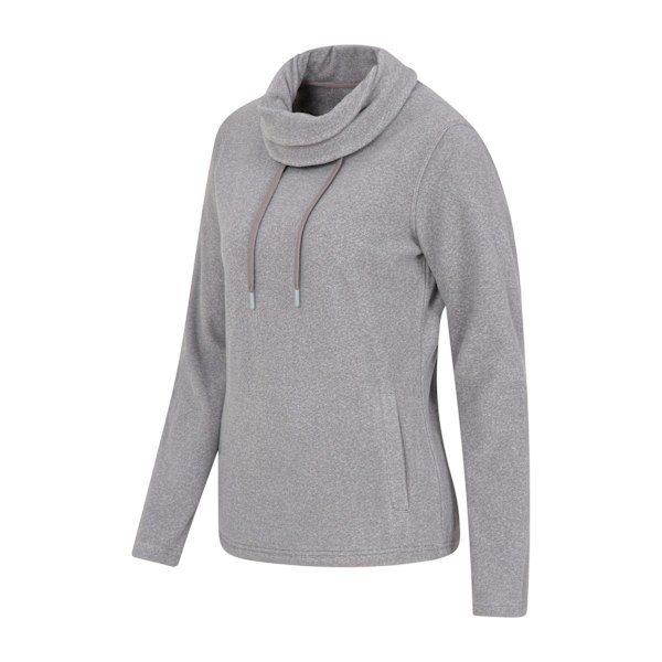 Mountain Warehouse Dam/Damer Hebridean Cowl Neck Fleece Top Dark Grey 8 UK