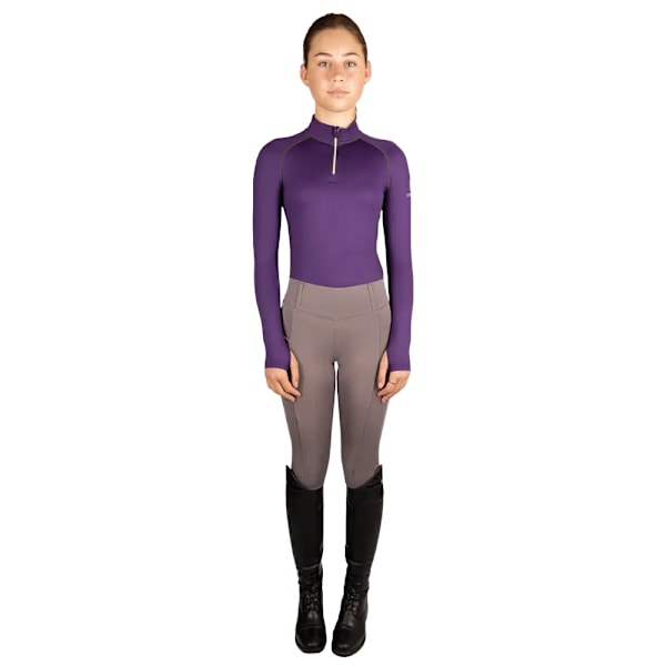 Hy Barn/Barn Sport Aktivt Underställ Överdel 5-6 År Royal V Royal Violet 5-6 Years