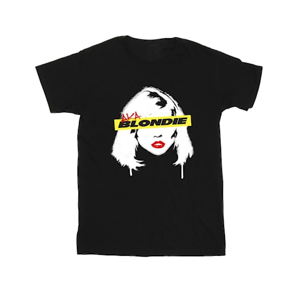 Blondie Mens Face Graffiti T-Shirt XL Svart Black XL