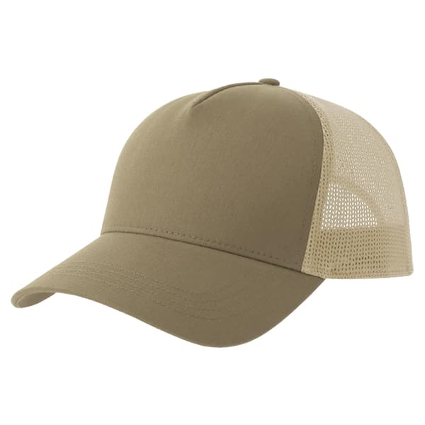 Atlantis Rapper 5-panels Bomull Hållbar Truckerkeps One Size Dark Grey/White One Size