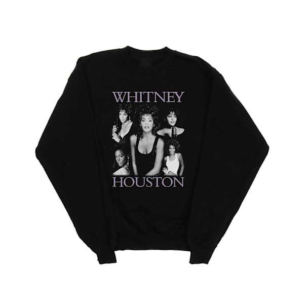 Whitney Houston Dam/Kvinnor Flera Poser Sweatshirt XXL Svart Black XXL