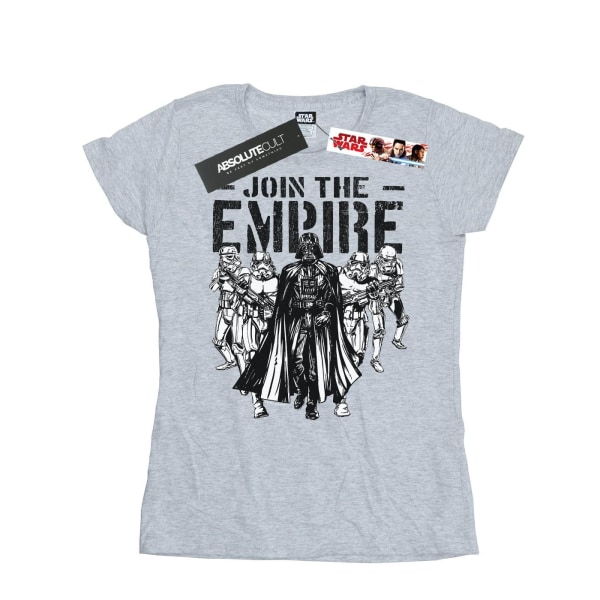Star Wars Womens/Ladies Support The Troops T-shirt bomull XL Sp Sports Grey XL