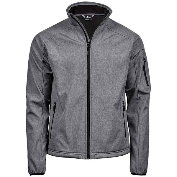 Tee Jays Herr Lätt Aktiv Softshell Jacka S Grå Melange Grey Melange S
