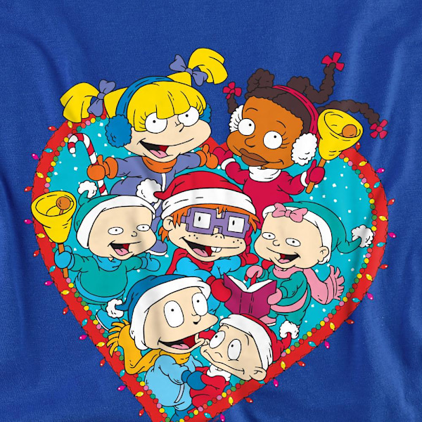 Rugrats Unisex Vuxen Tommy Chucky & Angelica Fotografi Jul Royal Blue XL