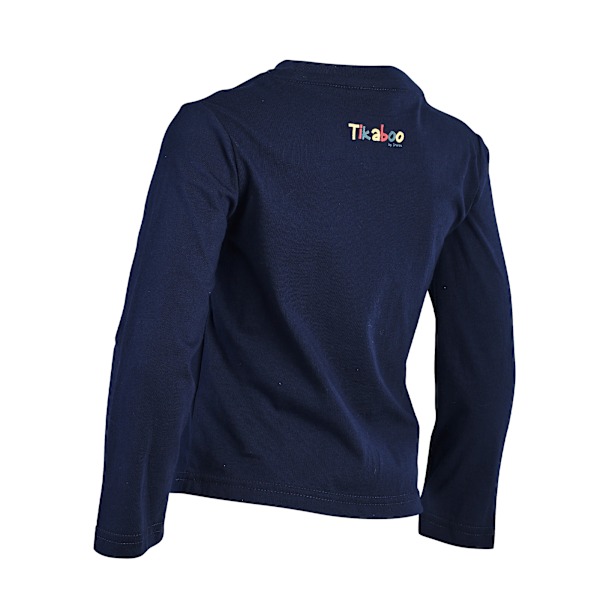 Tikaboo Triceratops T-shirt för barn 5-6 år, marinblå Navy Blue 5-6 Years