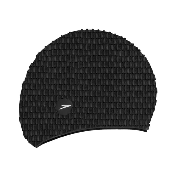 Speedo Unisex Vuxen Bubble Badmössa One Size Svart Black One Size