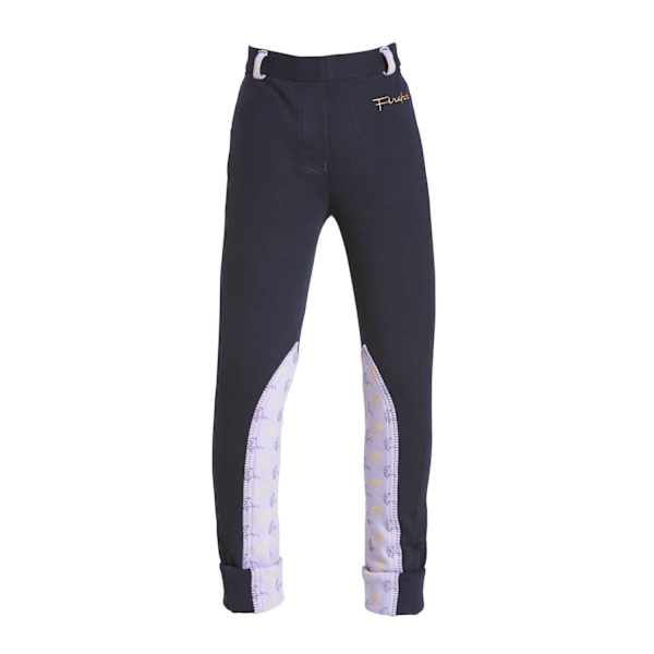 Firefoot Barn/Barn Harden Häst Jodhpurs 24R Marin/Lila Navy/Lilac 24R