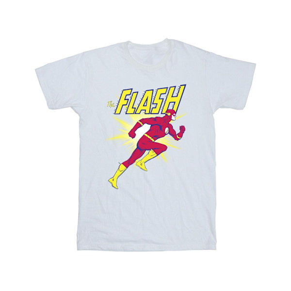 DC Comics The Flash Löpar T-shirt för pojkar 12-13 år Vit White 12-13 Years