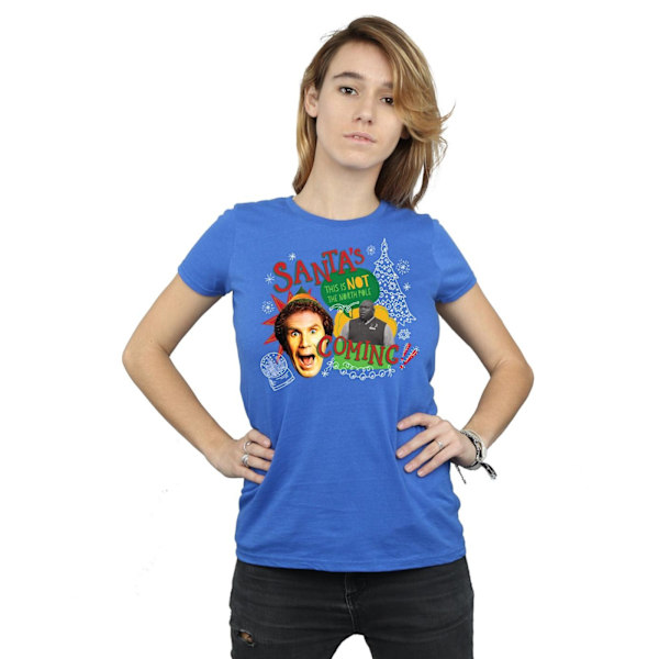 Elf Dam/Kvinnor North Pole Bomull T-shirt M Royal Blue Royal Blue M