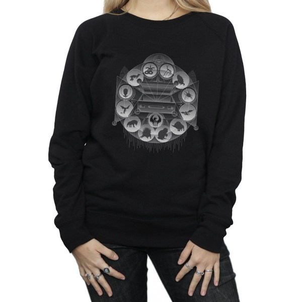 Fantastiska vidunder Kvinnor/Damer MACUSA Beasts Sweatshirt S Svart Black S