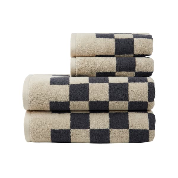 Vinga Elba Handduksset i ekologisk bomull (4-pack) One Size Grå Grey One Size