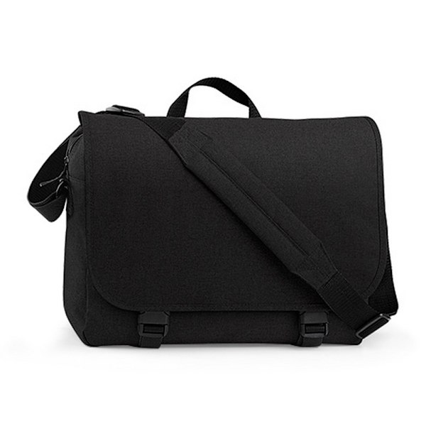 BagBase Tvåfärgad Digital Messenger Bag (Upp till 15,6 tums bärbar dator C Black One Size