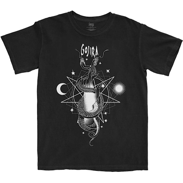 Gojira Unisex Vuxen Celestial Snakes Bomull T-shirt M Svart Black M