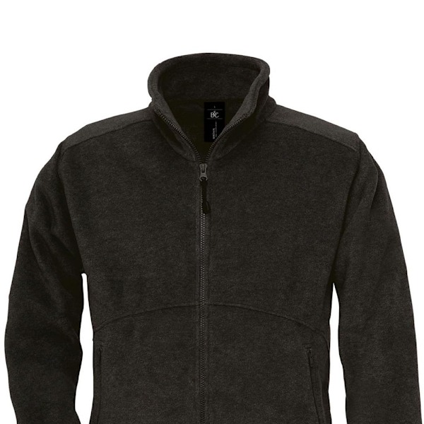 B&C Unisex Icewalker+ Fleecejacka XS Svart Black XS