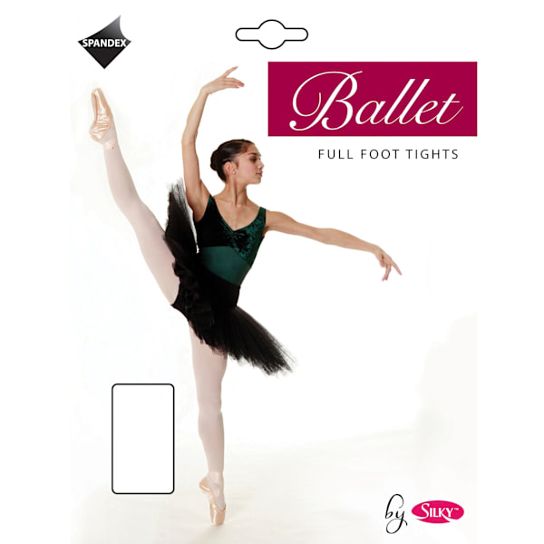 Silky Girls Dance Ballet Strumpbyxor Hel Fot (1 Par) 5-7 År Wh White 5-7 Years