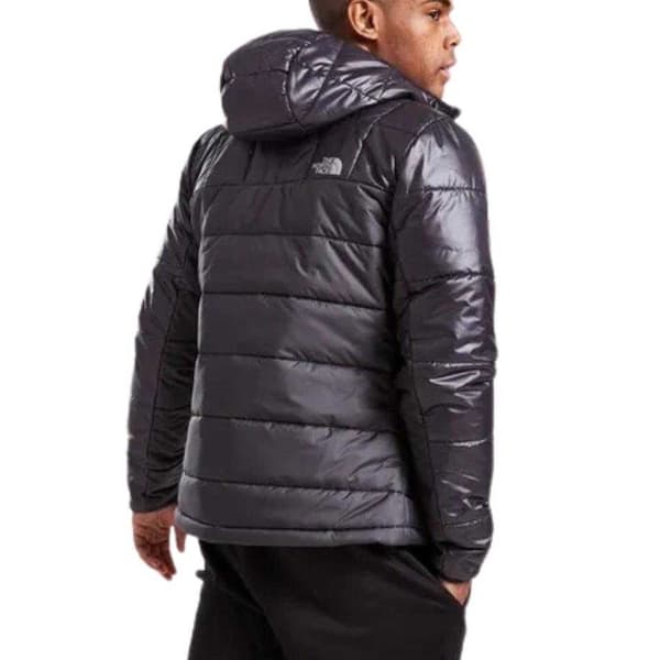 The North Face Herr Logotyp Vadderad Jacka S Svart Black S