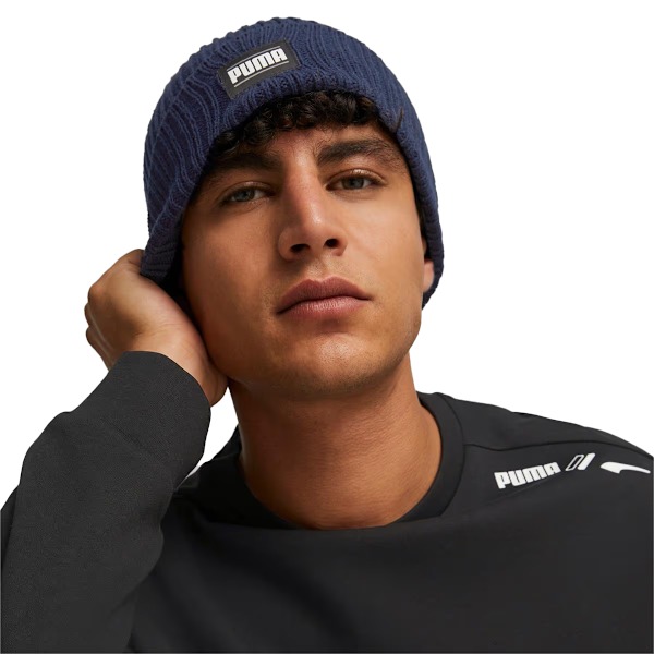 Puma Classic Ribbed Beanie One Size Navy Navy One Size