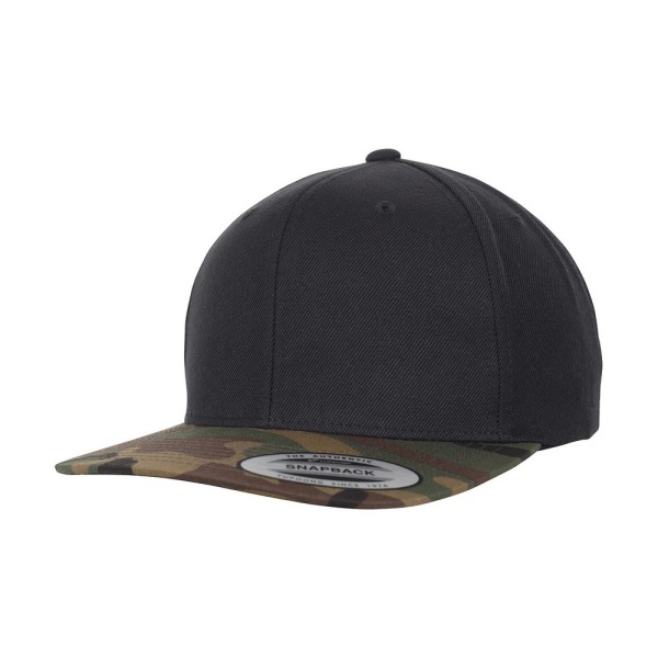 Flexfit Camo Vändbar Snapback Cap One Size Svart/Grön/Brun Black/Green/Brown One Size