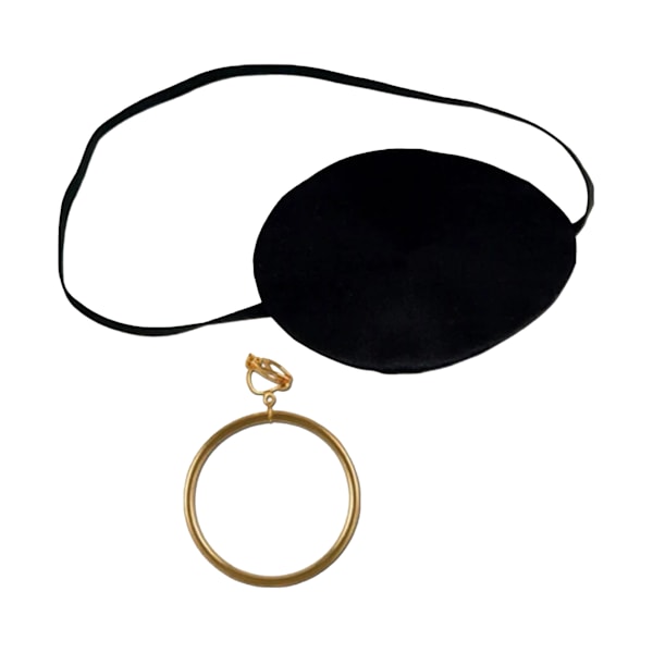 Bristol Novelty Piratdräkt Tillbehör Set One Size Guld/Svart Gold/Black One Size