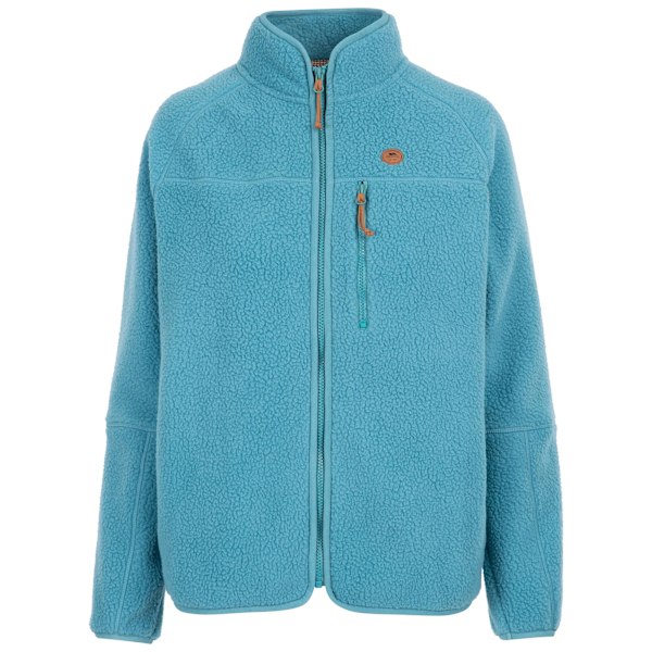 Trespass Dam/Kvinnor Quake Läder Trim Fleece Jacka XS Stor Storm Blue XS