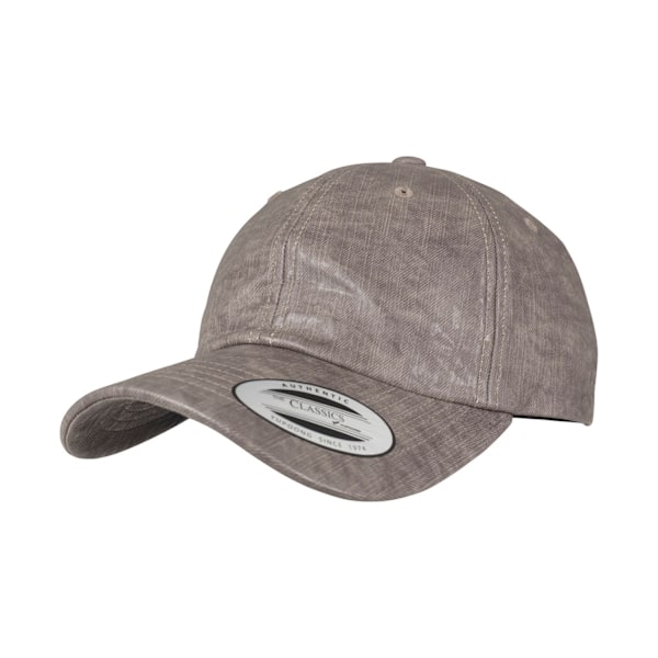 Flexfit PU-belagd keps med låg profil, en storlek, mörk taupe Dark Taupe One Size