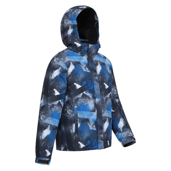 Mountain Warehouse Barn/Kids Mogal Geometrisk Skidjacka 2- Blue 2-3 Years